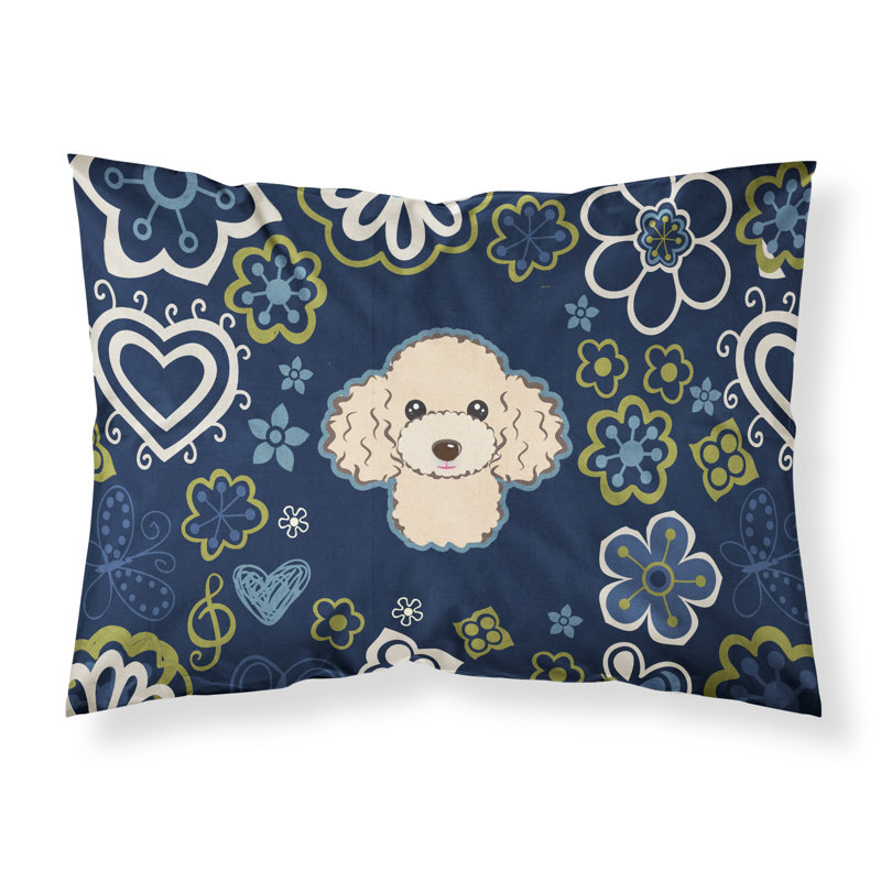 Flowers Microfiber Floral, Buff Poodle