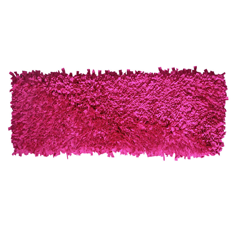 Rosebank Hand Knotted Hot Pink Area Rug, Round 3'