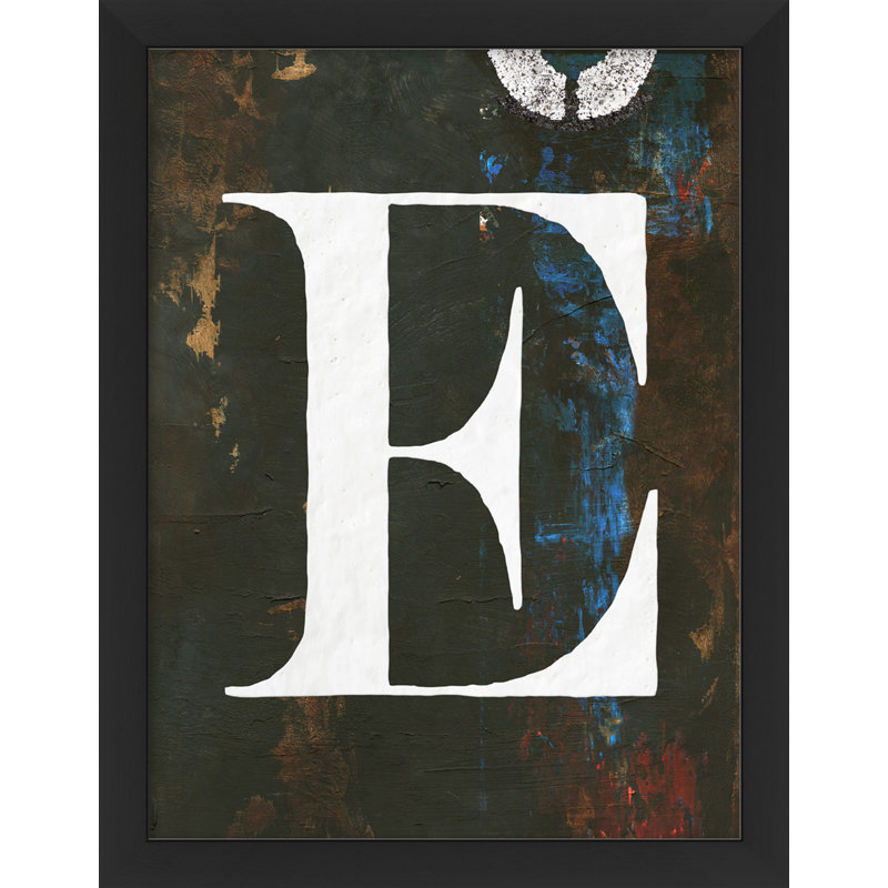 Alphabet "E" Print
