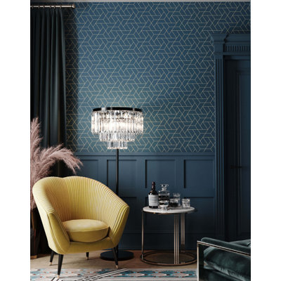 Tisbury Triangle Geometric Wallpaper