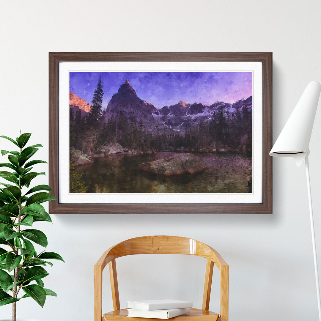 Eagle Peak Mountain - Picture Frame Painting