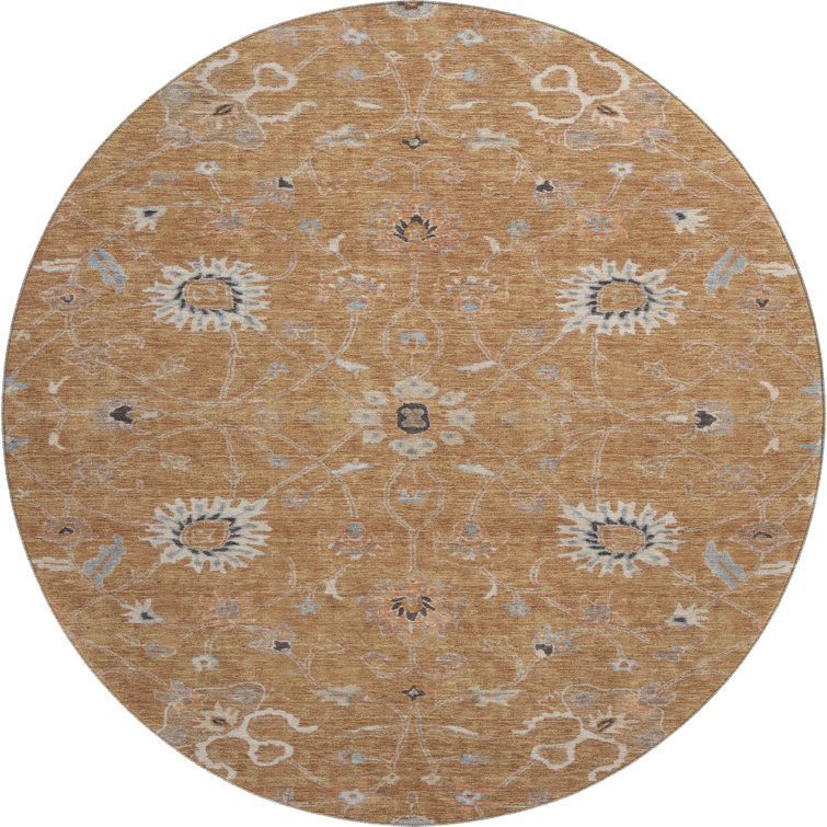 Premium Machine Washable Ducote AMF1137 Global Rug
