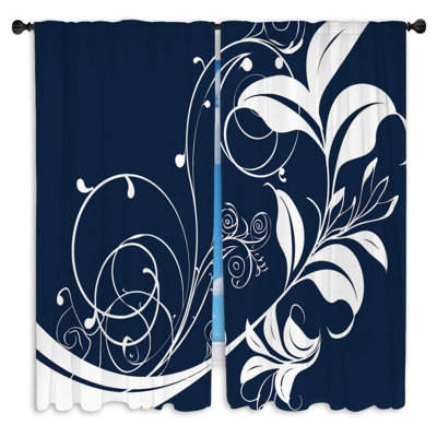 Paire de rideaux obscurcissant en polyester Keldah