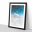 Salar de Uyuni Salt Flat in Bolivia Abstract - Picture Frame Graphic Art Print-56863908-56863904