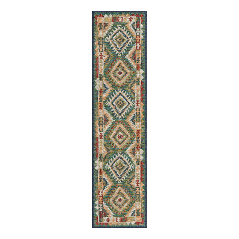 Brockton Moroccan Indoor / Outdoor Rug, Runner 2' x 7'10"