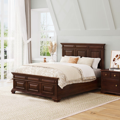 Abner Solid Wood Platform Bed