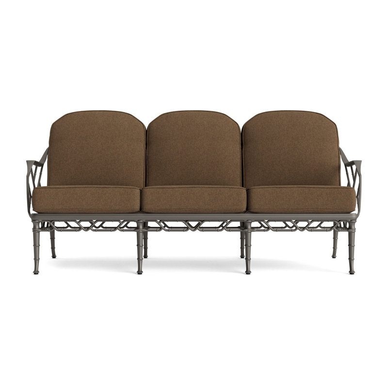 Calcutta Outdoor 3 - Seat Patio Sofa, Mica, Fusion Moccasian