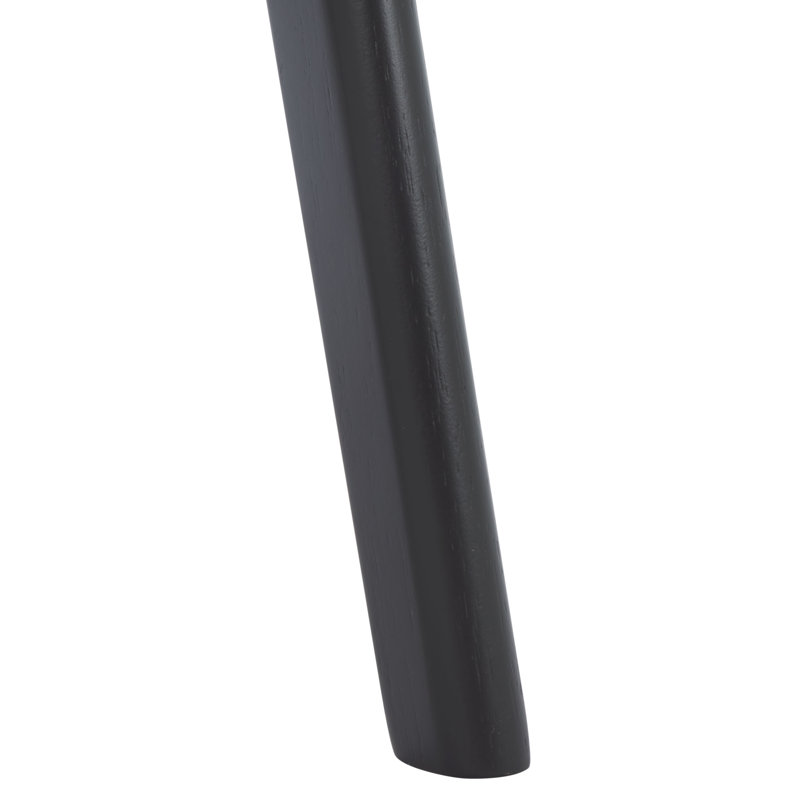 Elline Wood Counter Stool, Black