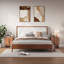 Table de chevet avec 2 tiroirs Mid-Century-617000654