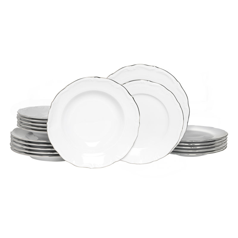 Maria Theresia Piece Porcelain China Dinnerware Set - Service for 6