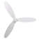 Hardy 3 - Blade Flush Mount Ceiling Fan with Remote Control