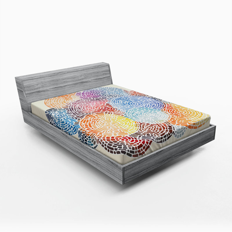 Drap-housse en mosaïque, Drap-housse de taille double