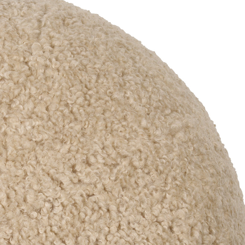 Palla Circular Pillow Cover & Insert, 14.57" x 14.57", Canberra Sand