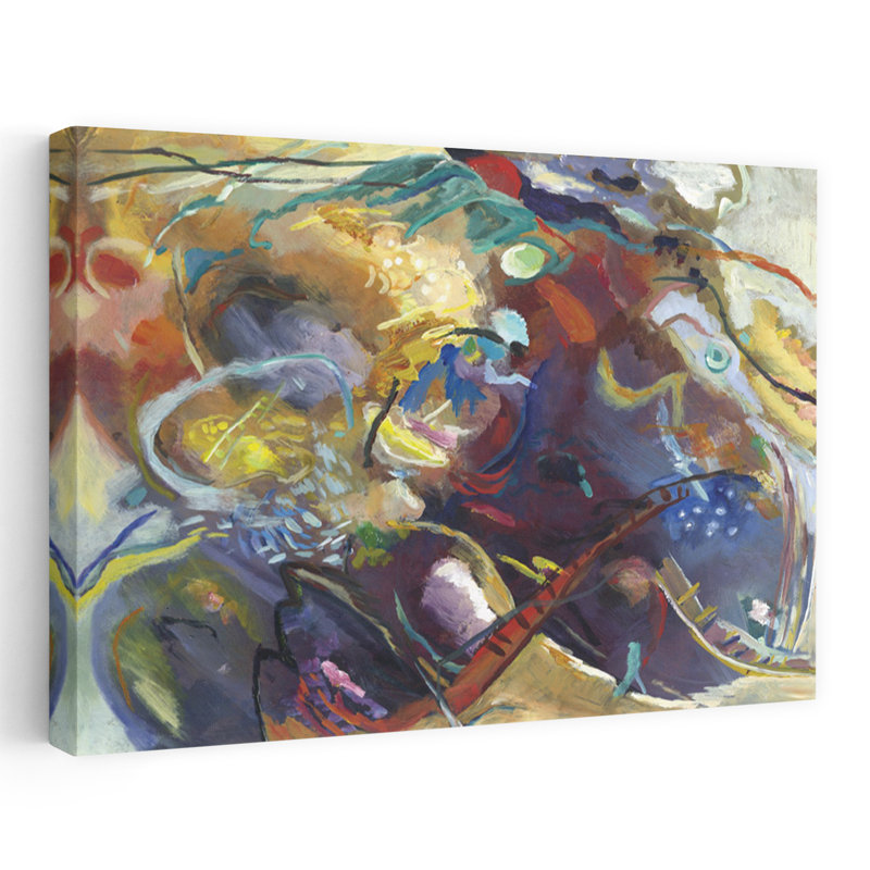 Impressionnisme abstrait, art contemporain, H 16 po x l 24 po
