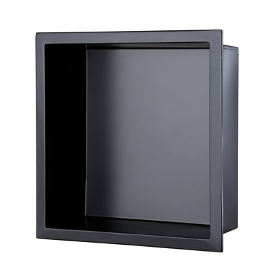 16" X16" Stainless Steel Recessed Square Shower Niche Gauch 18