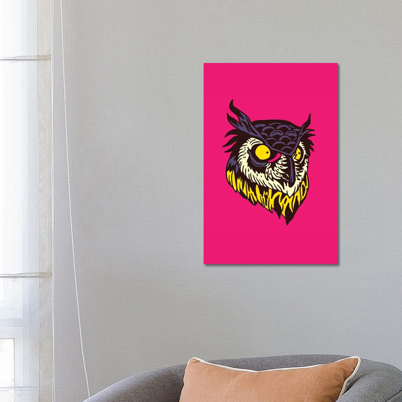 Owl by Nick Cocozza - No Frame Gallery-Wrapped Canvas Giclée on Canvas, 66.04 cm H x 45.72 cm W