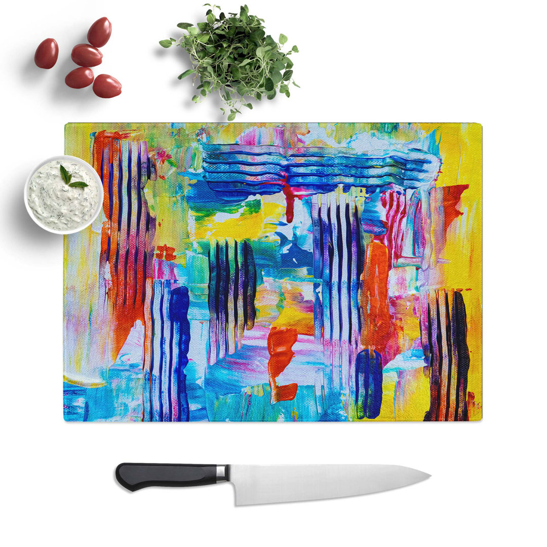 Tempered Glass Art Painting Vol.324 Chopping Board