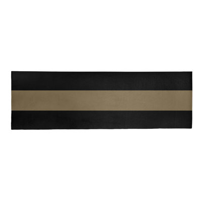 Tapis noir NHS National Hockey Stripes