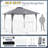 13 X 13 FT Pop up Gazebo Outdoor Canopy Tent with Portable Carrying Bag 8 Stakes-115098611