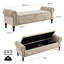 Banc de rangement rembourré 66,9 po Karsheen-1504334961