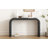 Mirod 52" Wood Console Table With Curved Edge