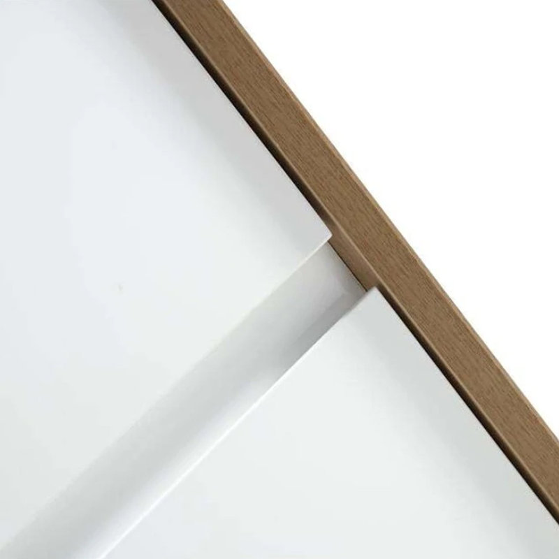 Meuble-lavabo simple 23,4 po, Blanc brillant