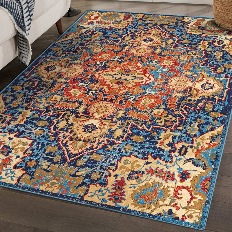 Tapis bleu Adagio, Rectangle 8 pi x 10 pi