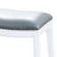 Tabouret de bar de 30 po, blanc avec cuir noir, fabriqué pour une utilisation durable dans la cuisine et le siège en cuir, élégant ou de bar confortable, structure en bois franc robuste-1497668298-1497668292-1497668300