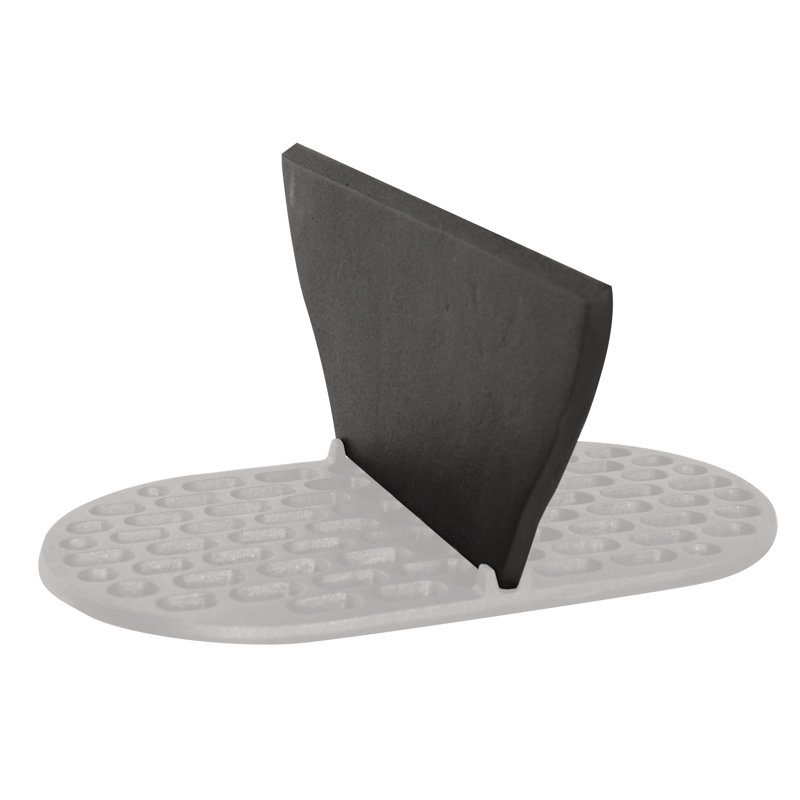 Metal Heat Deflector Plate, 13cm H x 30cm W x 3cm D