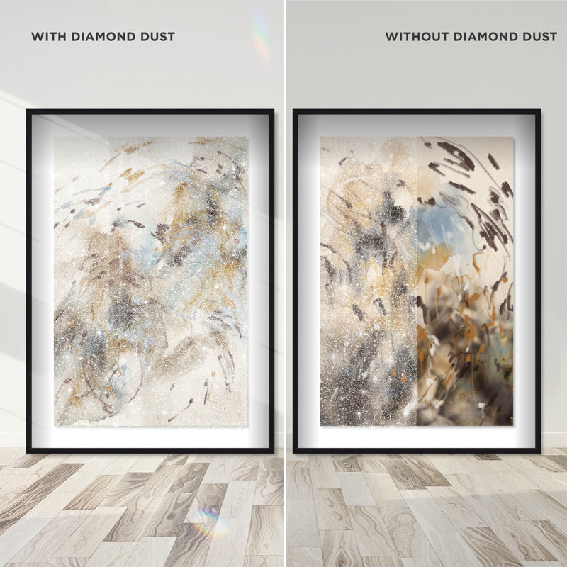 Mindfulness Set Shadowbox Abstract Print by Oliver Gal, Black Frame, 10 x 15, 25.5"H x 37.5"W, Black Shadowbox