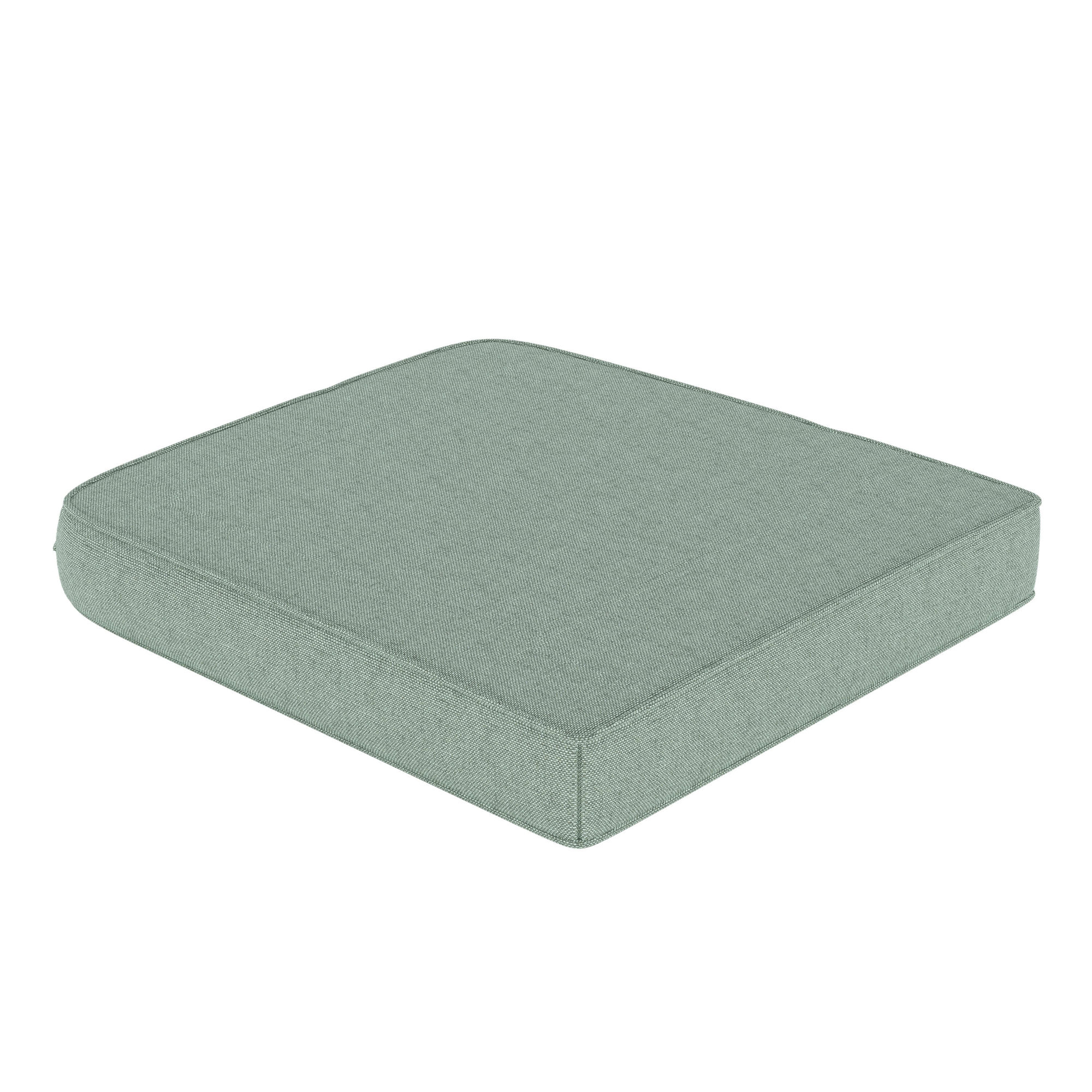 Sunbrella® Outdoor Dining Chair Seat Cushion, Canvas Spa Sunbrella® Canvas, 20" W x 18" D