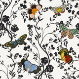 Blooming Butterflies 33' L x 20.5" W  Wallpaper Roll
