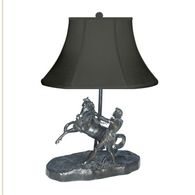 Lampe de table 18 po Ancien Cavalier