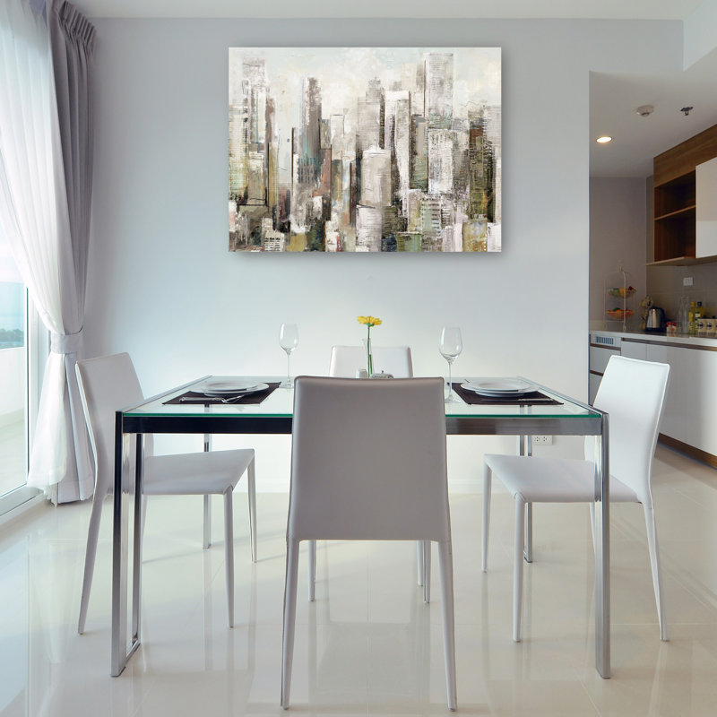 Impression sur toile City Chic par Studio Arts, H 11 po x l 14 po, Toile tendue