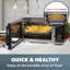 Daewoo Actuate 52.1cm 26m³ L 900W - Watt Countertop Microwave with Air Frying Capability