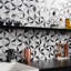Phantasm 14x18 Triangles Polished Mixed Marble Mosaic Tile-497557774