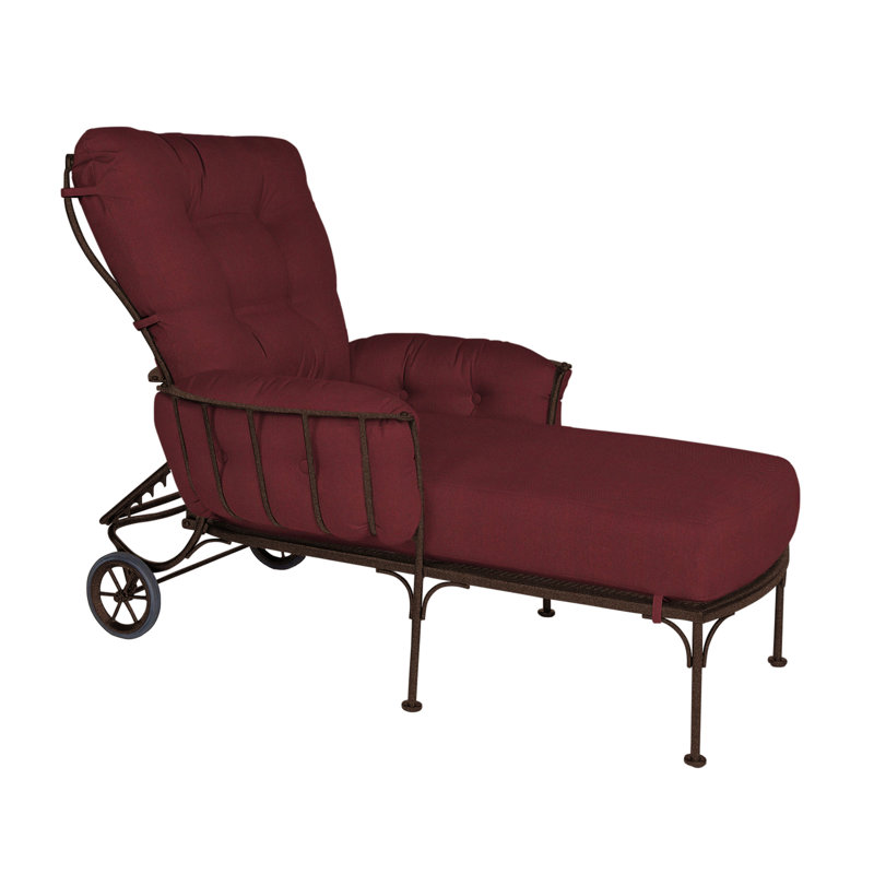 Monterra Outdoor Chaise Lounge, Copper Creek, Alcazar Redwood