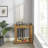 Solid Acacia Billiard Floor Rack-104310960