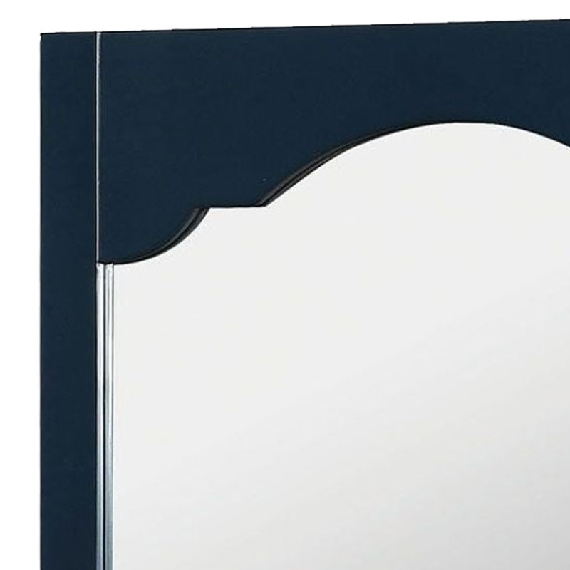 Miroir de commode Chauncy, bleu
