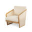 Fauteuil club Royal Wood PVC-coated polyester
