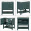 Meuble-lavabo 30 po avec lavabo en céramique, meuble-lavabo à 2 tiroirs 30 po-25126885