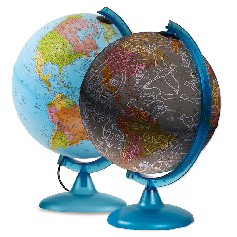 Globe terrestre et ciel exploring