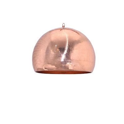 Luminaire suspendu 1 lumière del à simple dôme Fabius