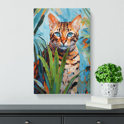 Bengal Cat Impressionism No.2 - Print