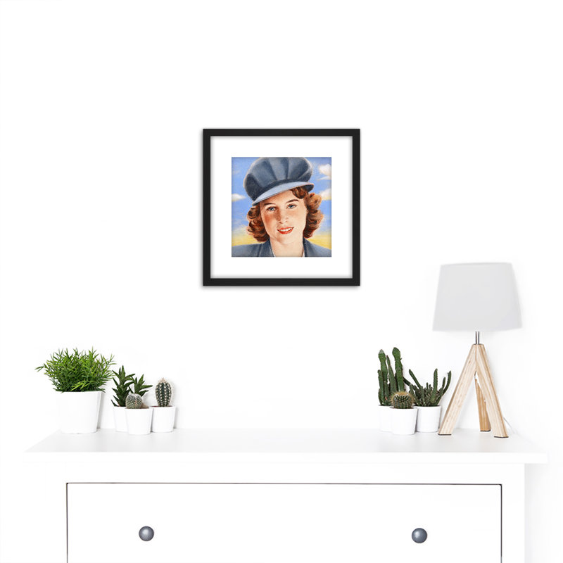 Tymim Faces WWII War UK Princess Elizabeth Windsor - Single Picture Frame Painting
