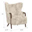 Cream Wingback Accent Chair-1573828099