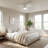 Sola 34" Matte White LED Ceiling Fan-773059949-773059948