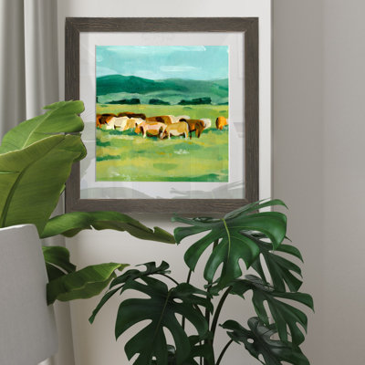 Pastel Fantasy II-impression sur toile encadrée