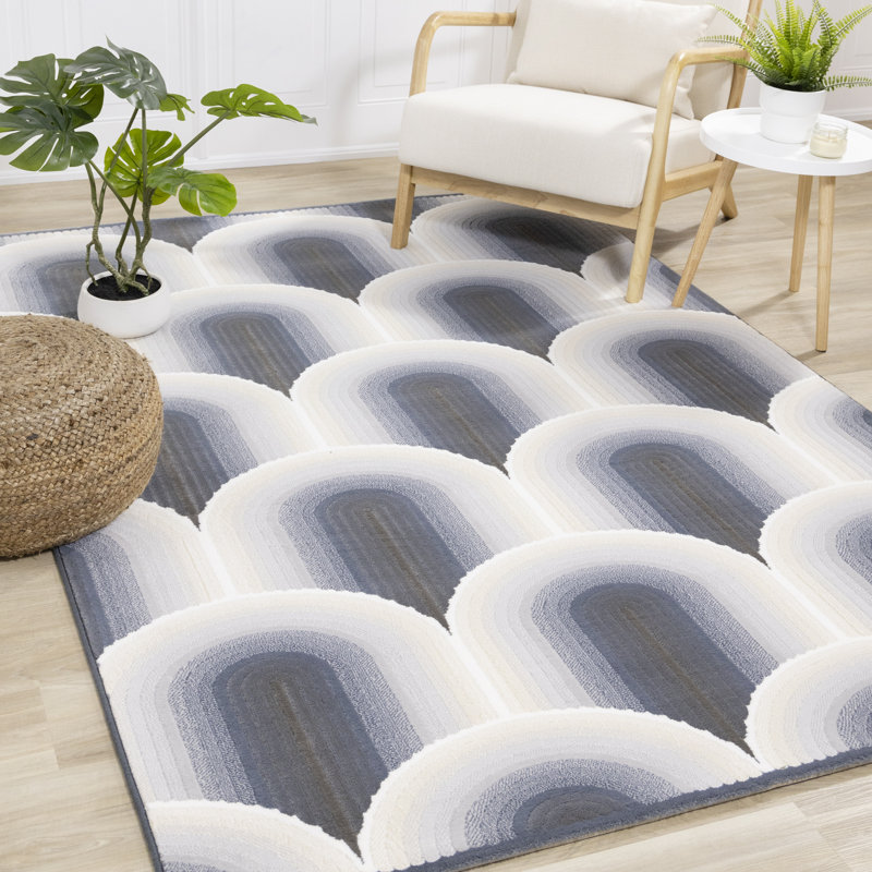 Tapis à poils longs Solara, Rectangle 5 pi 3 po x 7 pi 7 po