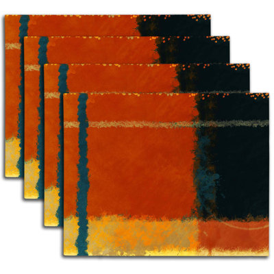 Napperon abstrait en polyester